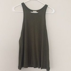 Olive Green Free People Tank Size Small